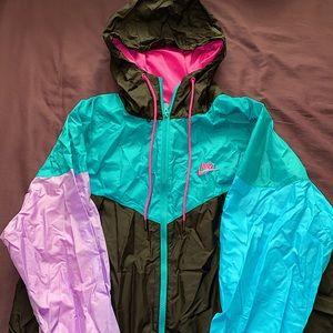 Nike Retro Colour Block Windbreaker Jacket